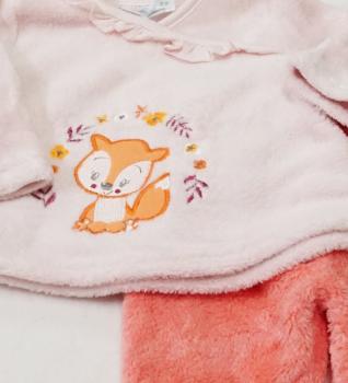 Fleecepullover mit Fleecehose Gr. 56 von Ergee (2311)